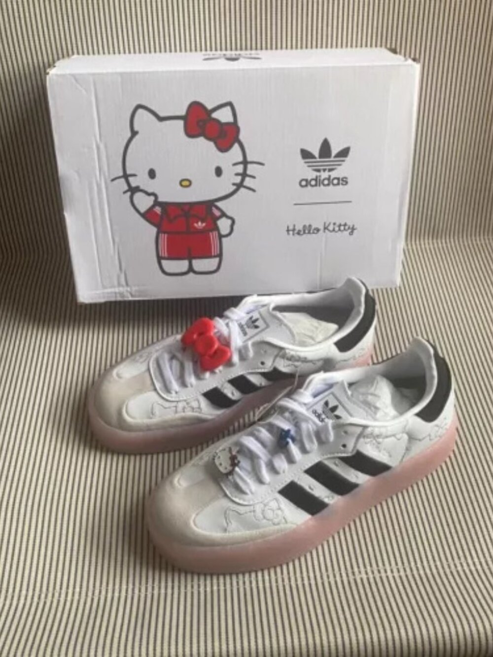 adidas Sambae x Hello Kitty Womens Sneakers Pink